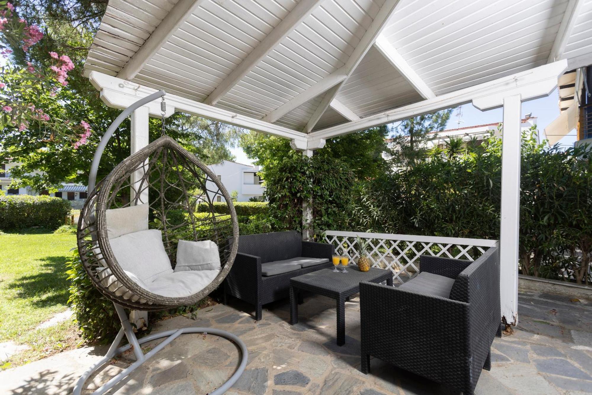 Lovely Villa 3 Min From The Beach Ханиоти Екстериор снимка