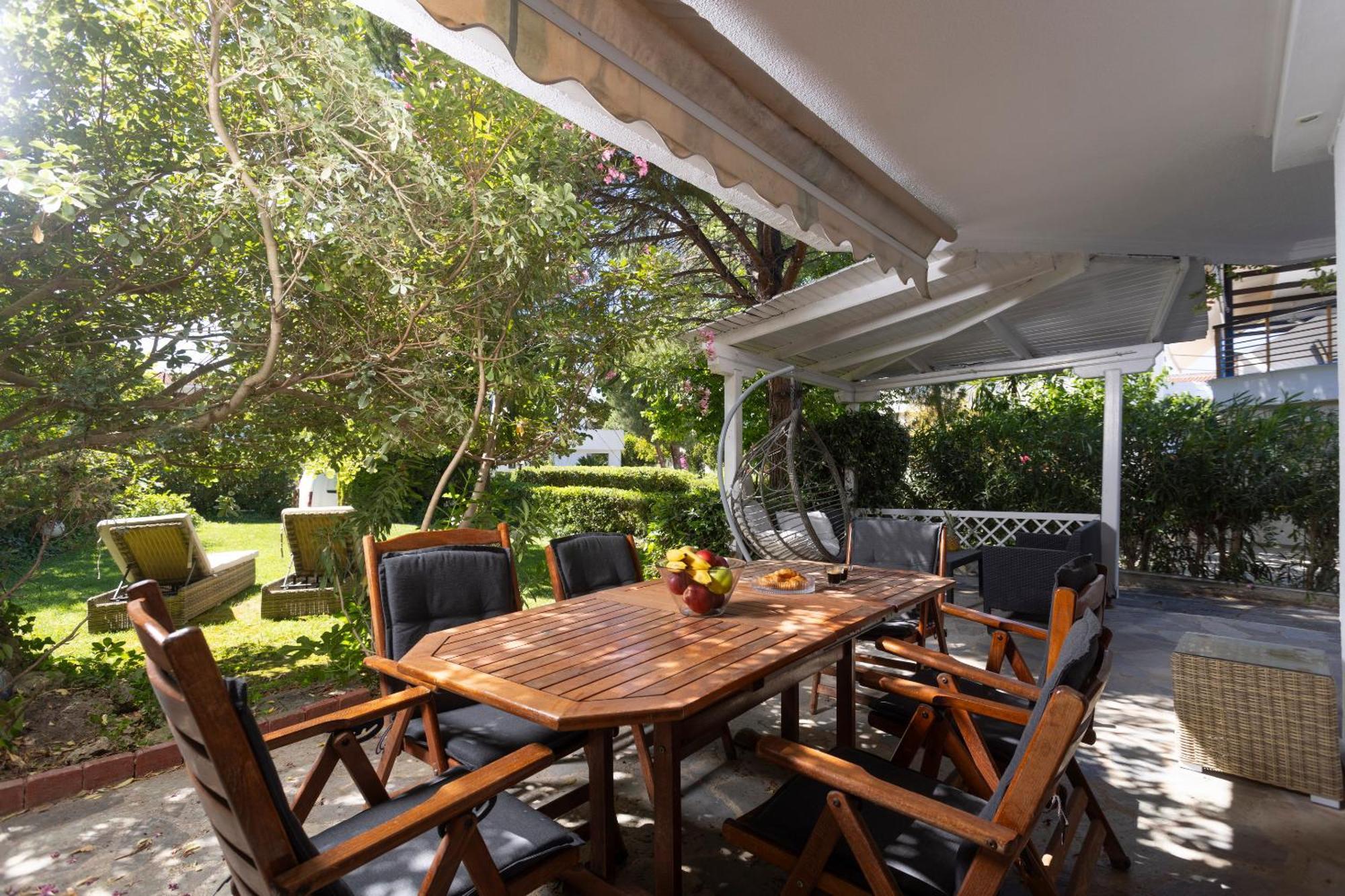 Lovely Villa 3 Min From The Beach Ханиоти Екстериор снимка