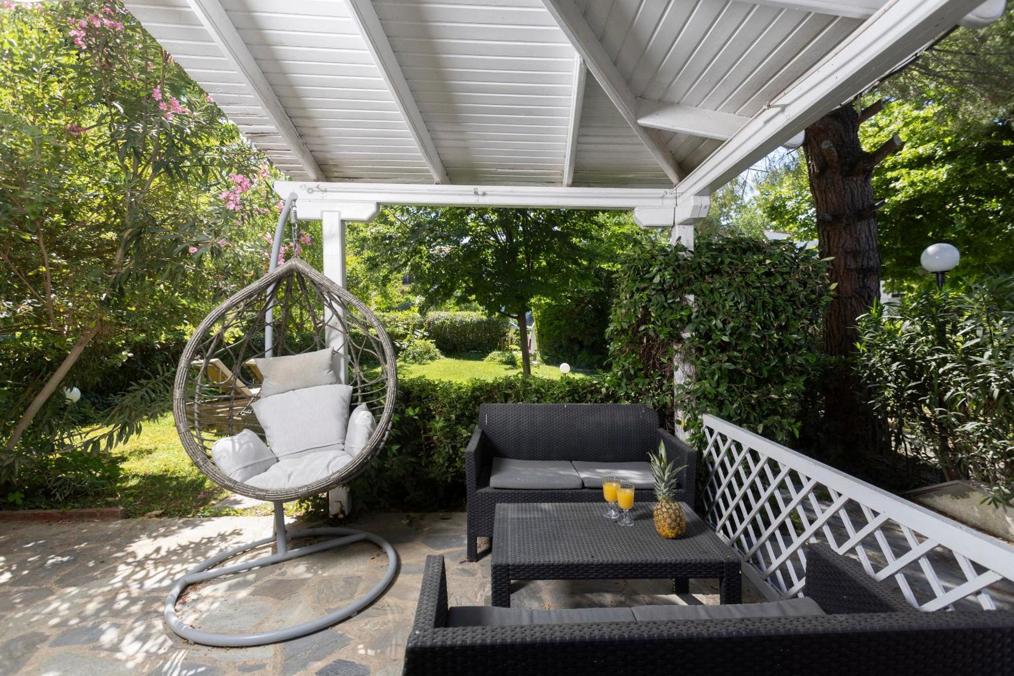 Lovely Villa 3 Min From The Beach Ханиоти Екстериор снимка